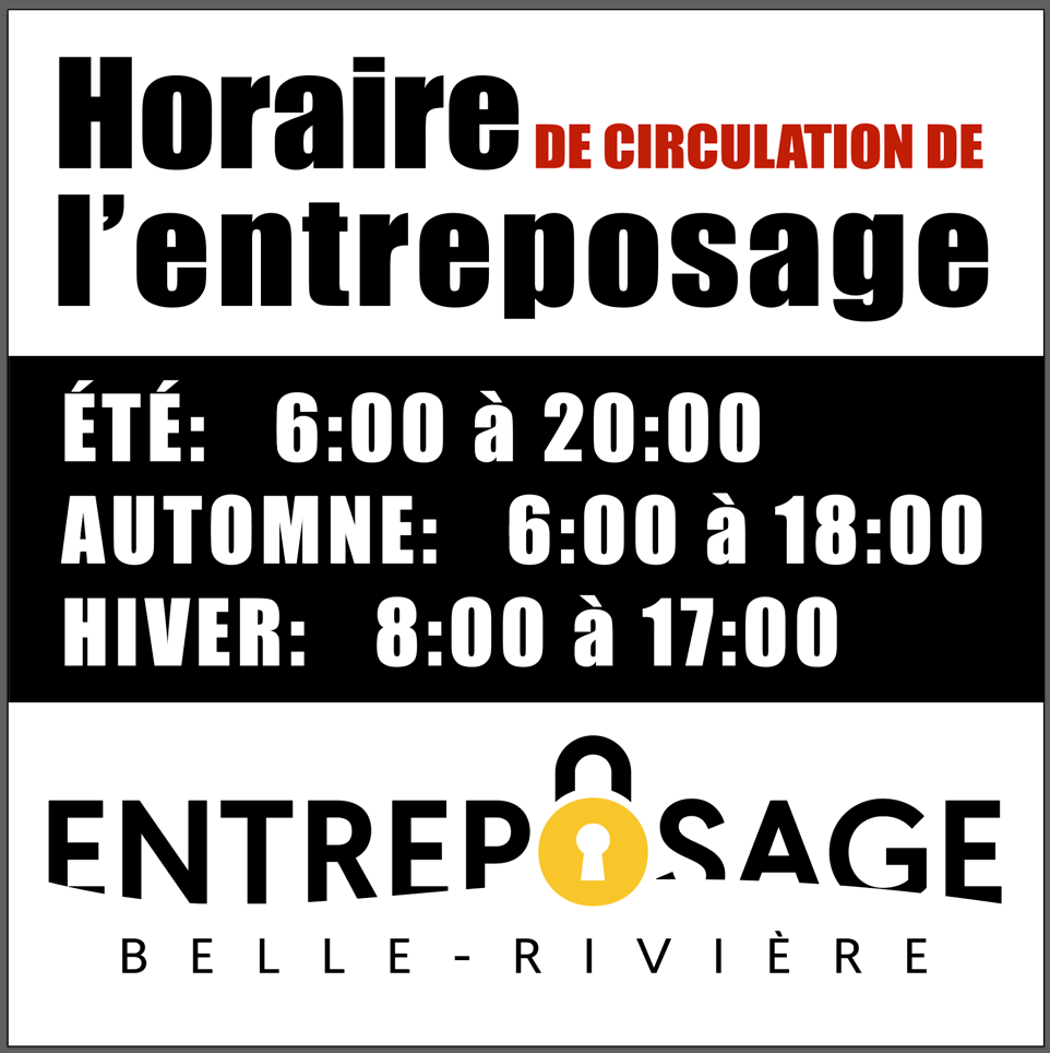 Entreposage à Mirabel